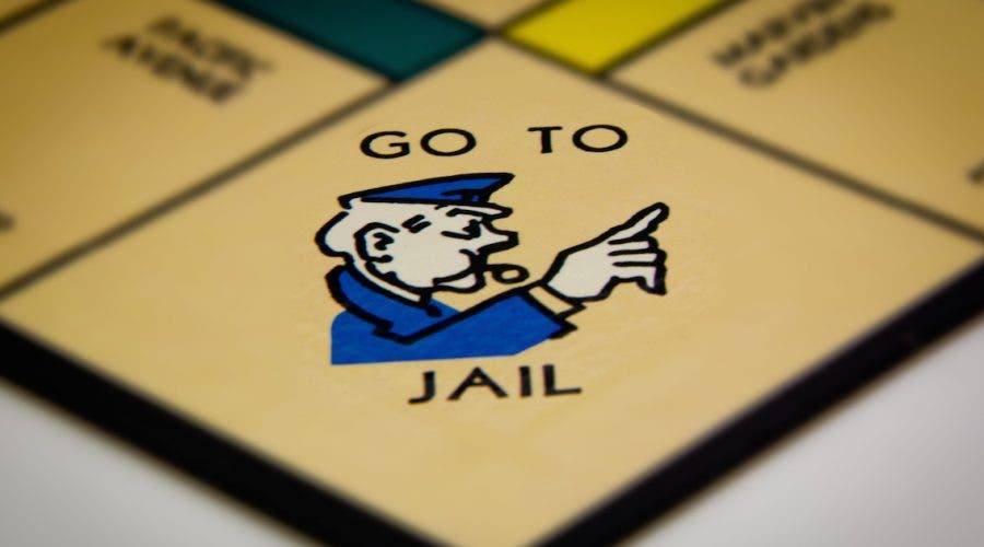monopoly go to jail square
